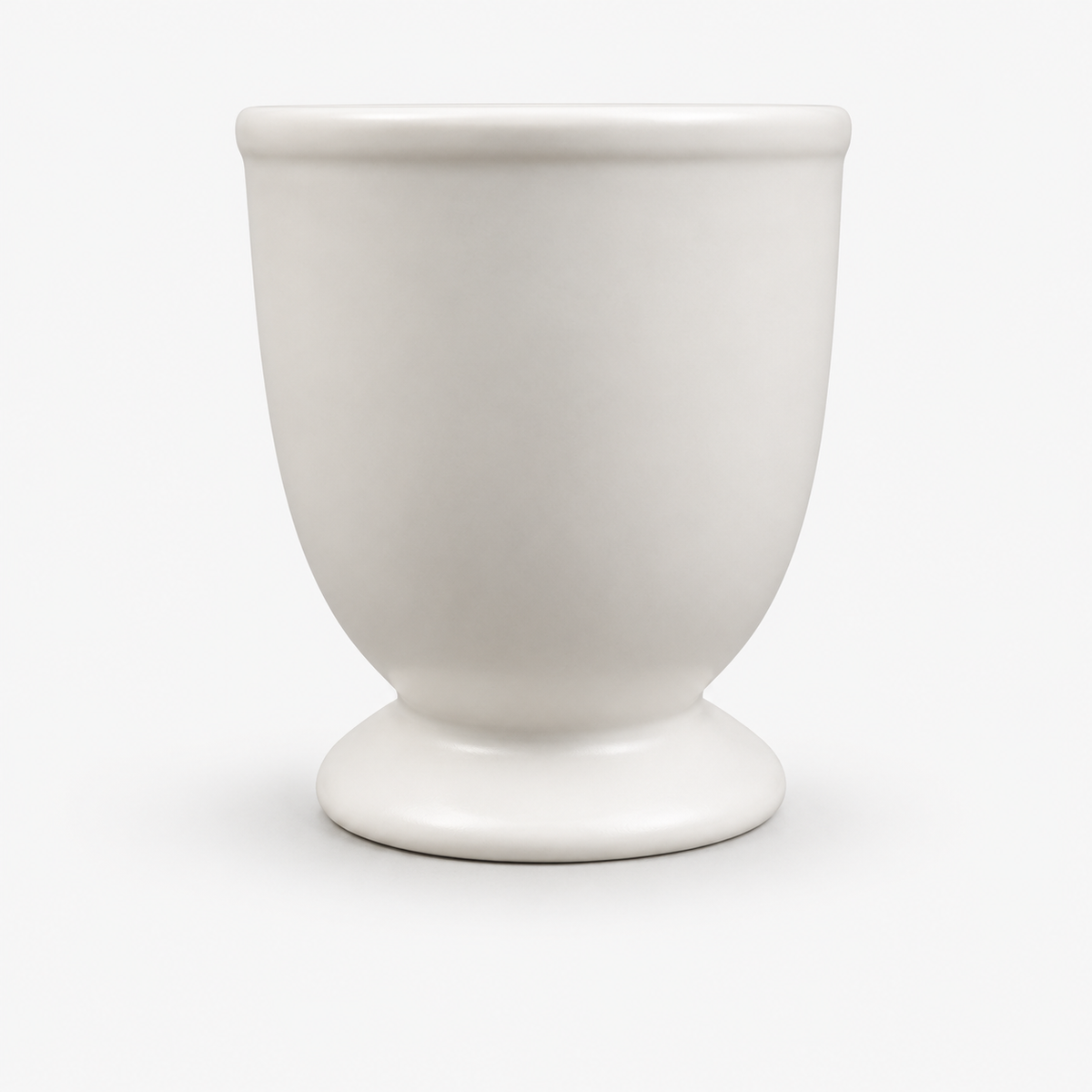 Lyric compote 5 x 6 inch — White